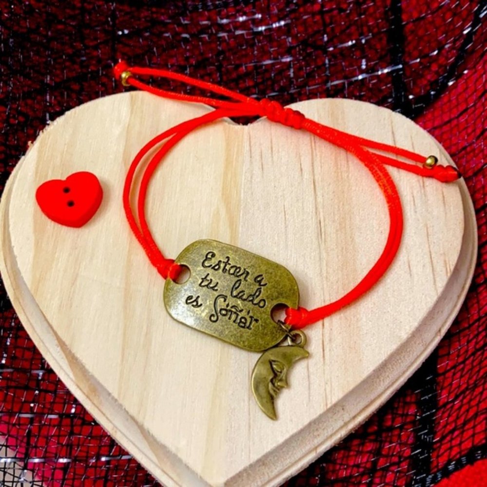 Estar a tu lado es soñar 🌙 pulsera de amor ❤️